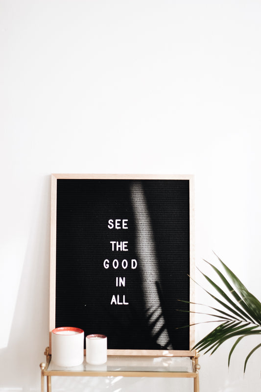 See the good in all
