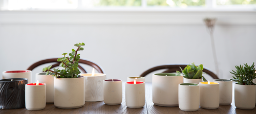 REUSE: TURNING YOUR EMPTY CANDLE CONTAINER INTO A PLANTER