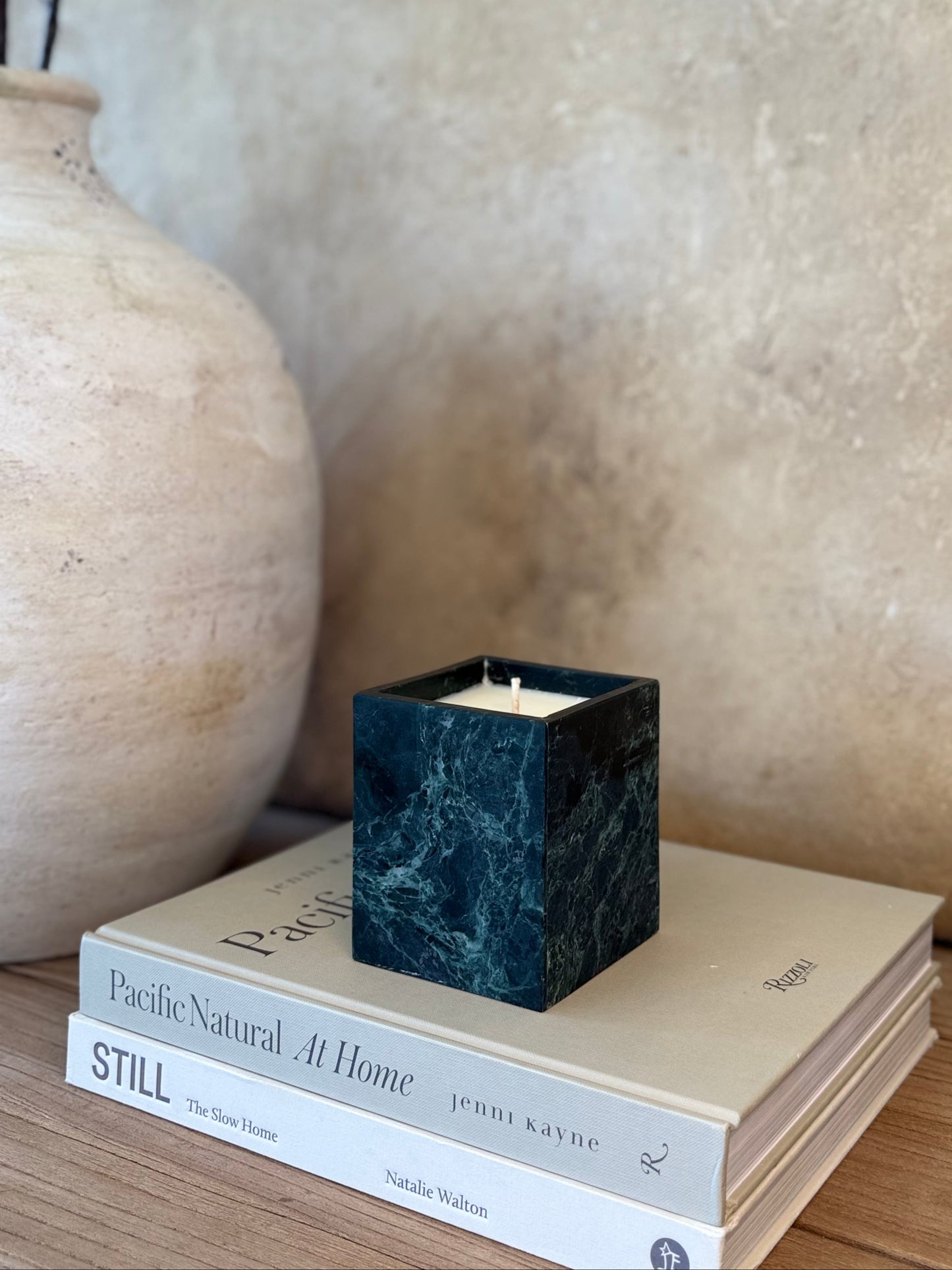 Alpi Green Marble Candle